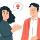 Personnages qui discutent